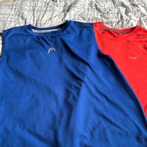 Set of 2 - Men's Avia Sports Shirt, Head Tank, Small